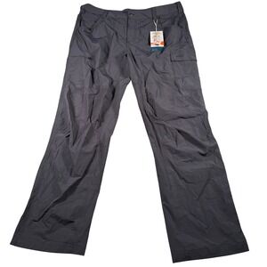 KastKing Cargo Pants Mens 42x34 Black Outdoor Fishing  Performance UPF 50 NEW